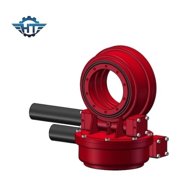 Worm Gear Dual Axis Slew Drive for Solar Tracker với Multi Tooth Contact và Động cơ 24V