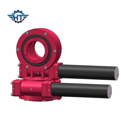 Tiếp điểm nhiều răng Trục kép Bộ truyền động quay nhỏ với động cơ 24V cho máy theo dõi năng lượng mặt trời tuổi thọ cao