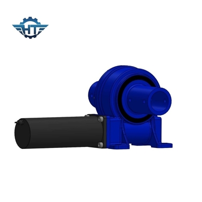 VE5 Mô hình gắn ngang Động cơ xích bánh Worm Gear với động cơ bánh răng chải 24V DC cho các máy theo dõi năng lượng mặt trời
