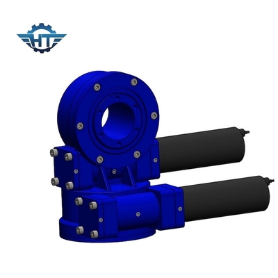 Hộp số truyền động xoay trục kép 7 inch với động cơ DC 12V cho hệ thống theo dõi năng lượng mặt trời
