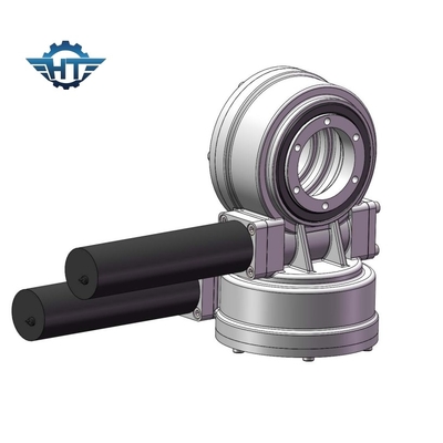 Ổ đĩa xoay năng lượng mặt trời trục kép 42CrMo được chứng nhận CE cho bộ theo dõi năng lượng mặt trời với động cơ 24VDC