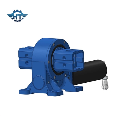 Silver Grey Heavy Duty Single Axis Slewing Drive Với răng xoắn ốc