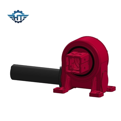 Silver Grey Heavy Duty Single Axis Slewing Drive Với răng xoắn ốc