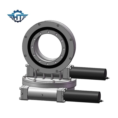 24V DC Tốc độ thấp tự khóa Khung điện Slew Drive cho các máy theo dõi PV