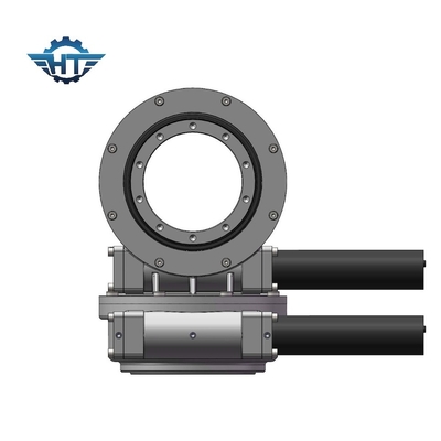 Độ chính xác IP66 tự khóa Động cơ kéo hai trục với tính năng tự khóa cho các máy theo dõi tấm pin mặt trời