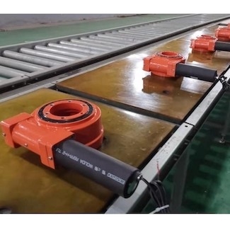 Máy xúc nhỏ Truyền động quay thủy lực 0,1 độ Phản ứng dữ dội 61Kg Truyền động quay trục một trục