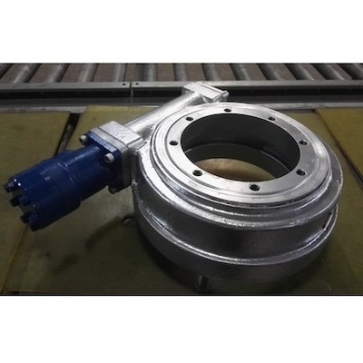 CE Solar Tracker Slew Drive Gearbox Hộp số 100 * 100 Mô-men xoắn ống nằm ngang Được lắp đặt