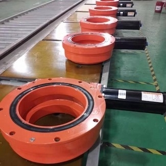 SE14 Worm Gear Slew Drive Hộp số Hộp số Vỏ kín 63Kgs 6550 Nm