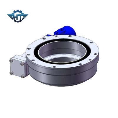 1RPM Worm Gear Slew Drive IP66 Slewing Bearing Drive Trục ngang