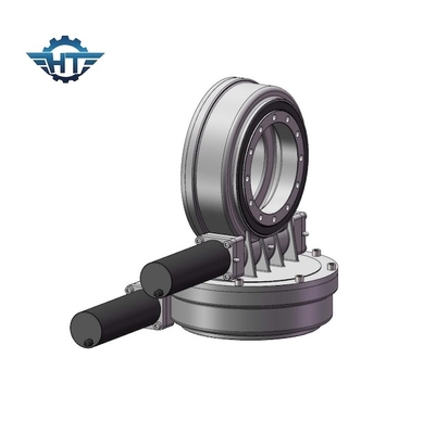 Tỷ lệ bánh răng 37/1 Dễ dàng bảo trì Truyền động điện quay cho máy theo dõi năng lượng mặt trời trục kép