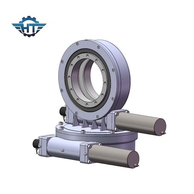 Tỷ lệ bánh răng 37/1 Dễ dàng bảo trì Truyền động điện quay cho máy theo dõi năng lượng mặt trời trục kép